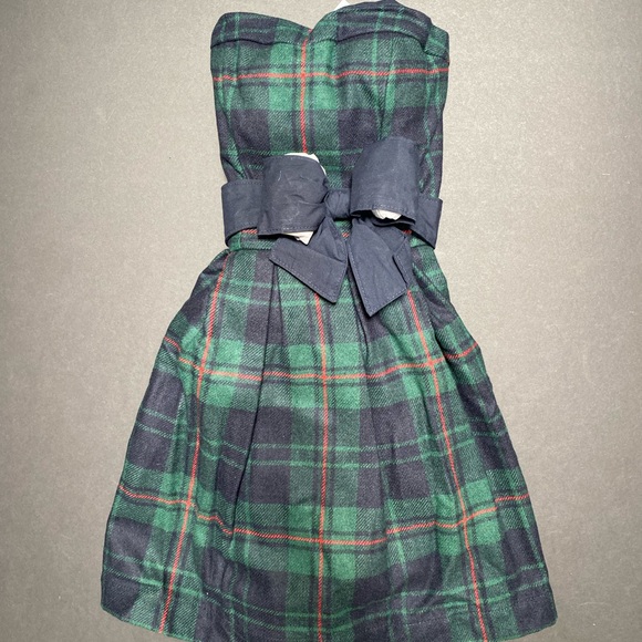 Abercrombie & Fitch Strapless Plaid Dress - Picture 2 of 2